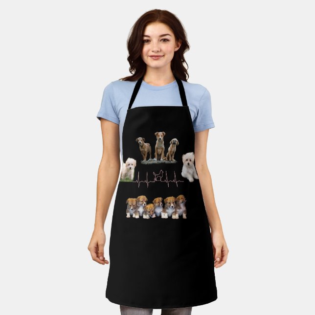 Dogs package, Funny Dogs package Apron (Worn)