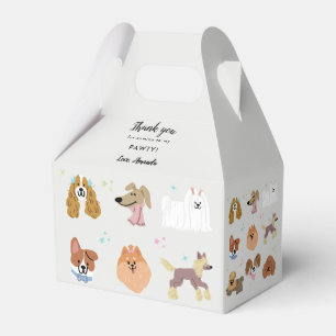 Dogs Pets Kids Birthday Party Favour Box