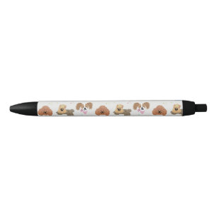 Dogs Pets Kids  Black Ink Pen