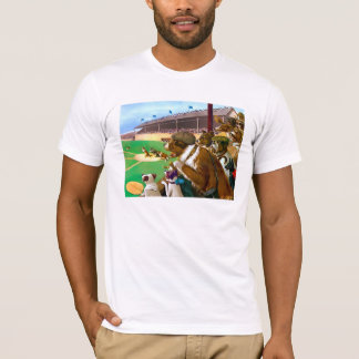 Dogs Playing Baseball T-Shirt
