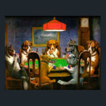 DOGS PLAYING POKER A Friend in Need Cassius Marc Poster<br><div class="desc">DOGS PLAYING POKER A Friend in Need Cassius Marc Anime Cartoon Comic Fiction Manga</div>