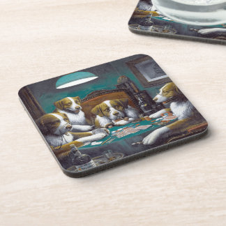 Dogs Playing Poker Cassius Marcellus Coolidge 1894 Coaster