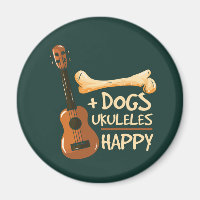 Dogs Plus Ukuleles Equals Happy Novelty Gag