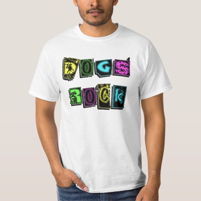 Dogs Rock T-Shirt (Front)