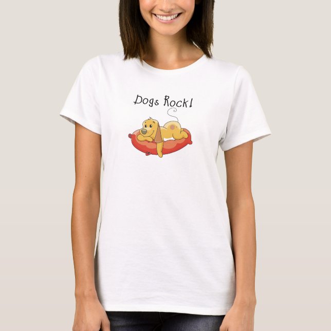 Dogs Rock Tshirts and Gifts (Front)