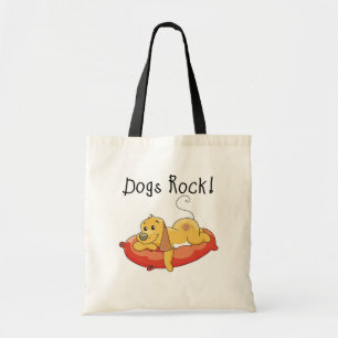 Dogs Rock Tshirts and Gifts Tote Bag