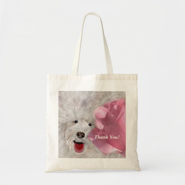 Dogs & Roses Tote Bag (Front)