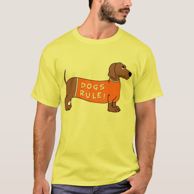 Dogs rule! T-Shirt (Front)