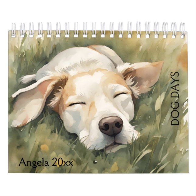 Dogs, Sleeping Dogs Calendar (Cover)