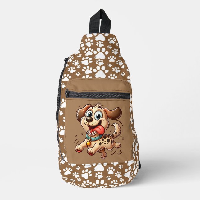 Dogs  sling bag (Front)