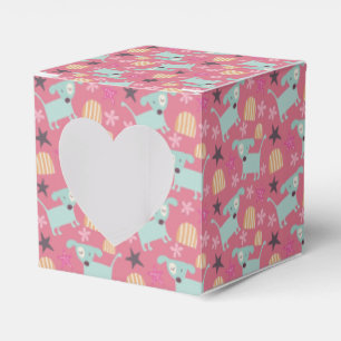 Dogs, Stars, and Flowers Favour Box