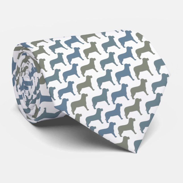 Dogs Tie Armani Grey (Rolled)