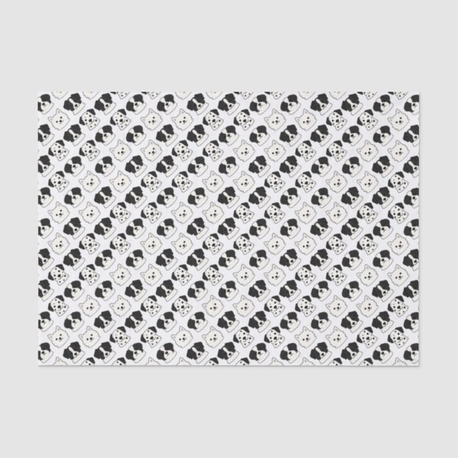 Dogs Tissue Paper (Front)