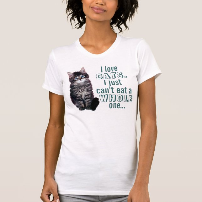 Dogs vs Cats - Dog Lover T-Shirt (Front)