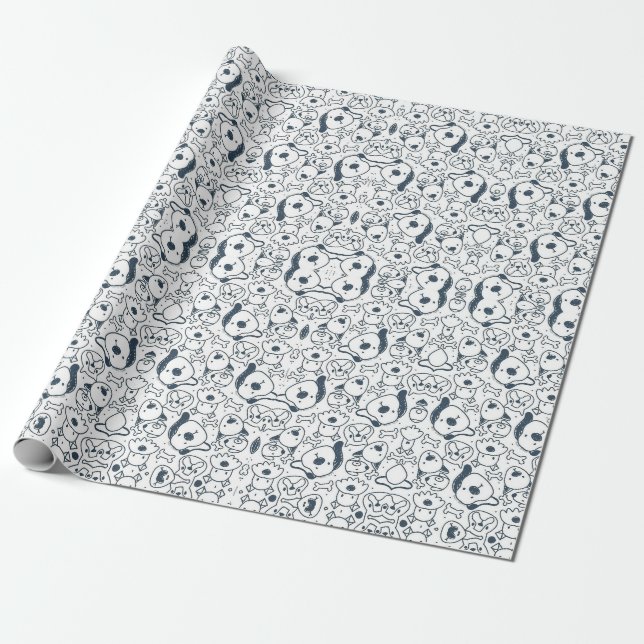 DOGS WRAPPING PAPER (Unrolled)