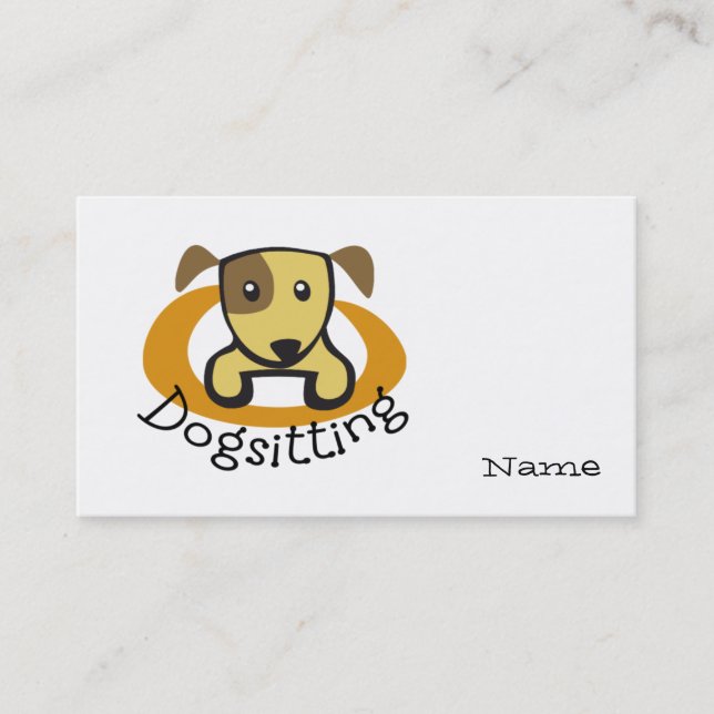 Dogsitting Business Card (Front)