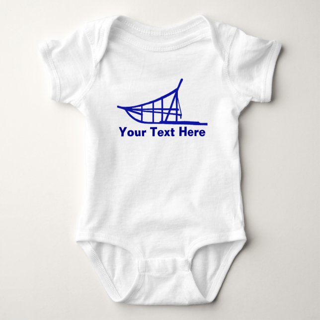 Dogsled Baby Bodysuit (Front)