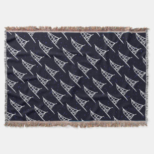 Dogsled Throw Blanket