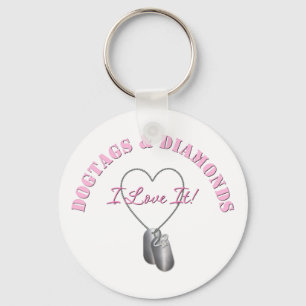 DogTags & Diamonds Key Ring