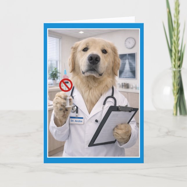 Dogtor's Orders  Get Well Card  NCC-1 (Front)