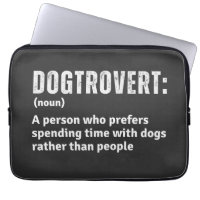Dogtrovert Definition Funny Introverts Dog Parents