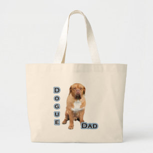 Dogue Dad 4 Large Tote Bag