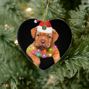 dogue de bordeaux christmas decor for dog lovers p ceramic tree decoration