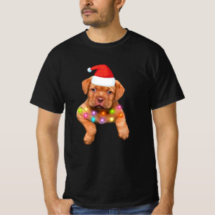 dogue de bordeaux christmas decor for dog lovers T-Shirt