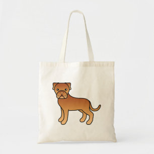 Dogue De Bordeaux Cute Cartoon Dog Tote Bag