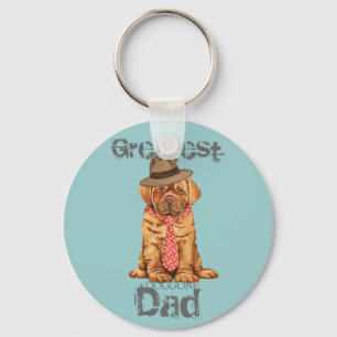 Dogue de Bordeaux Dad Key Ring