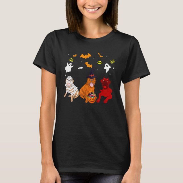 Dogue De Bordeaux Dog T-Shirt (Front)