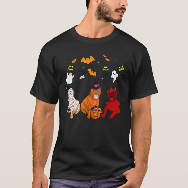 Dogue De Bordeaux Dog T-Shirt (Front)