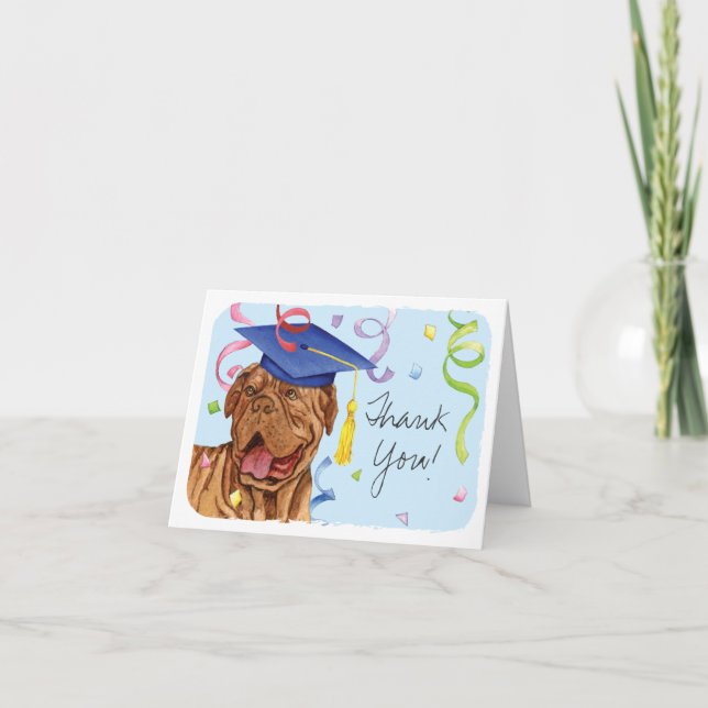 Dogue de Bordeaux Graduate Card (Front)