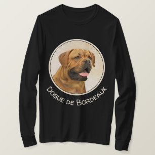 Dogue de Bordeaux Painting - Cute Original Dog Art T-Shirt