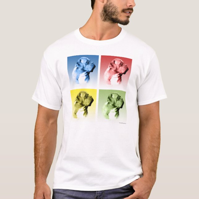 Dogue de Bordeaux Pop Art T-Shirt (Front)