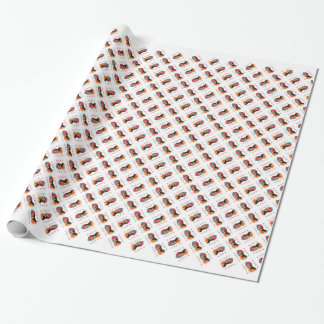 Dogue de Bordeaux Santa Paws Wrapping Paper