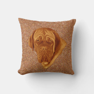 Dogue De Bordeaux Sooky Face Dog,  Cushion