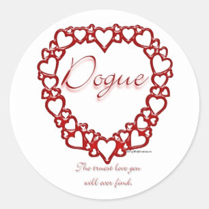 Dogue de Bordeaux True Love - Sticker