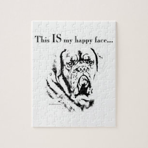 Dogue Happy Face Jigsaw Puzzle