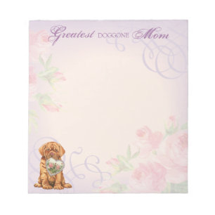 Dogue Heart Mom Notepad