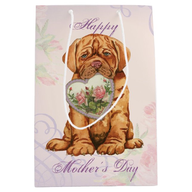 Dogue Heart Mum Medium Gift Bag (Front)