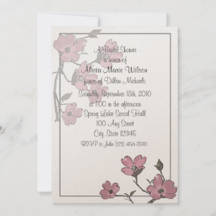 Dogwood Bridal Shower Invitation
