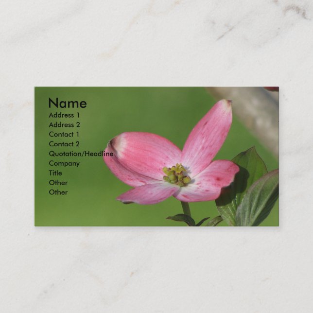 Dogwood Business Card (Front)