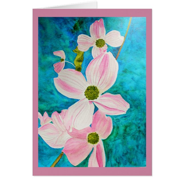 Dogwood Dreams Watercolor (Front)