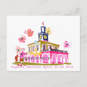Dogwood Festival 2016 downtown Fayetteville NC Postcard