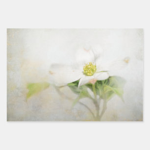 Dogwood Floral Art Decoupage Paper