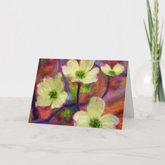 Dogwood Flower Card (Front)