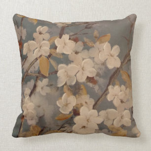 Dogwood Flower Painting Cushion
