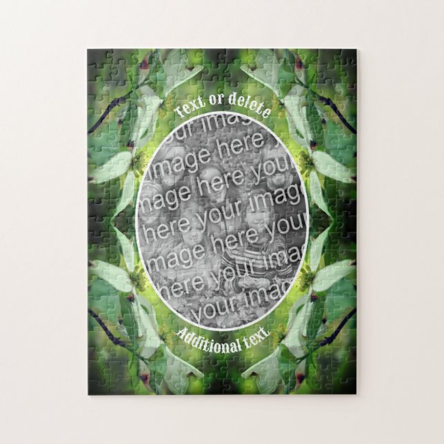 Dogwood Flower Personalised Create Your Own Photo Jigsaw Puzzle (Vertical)