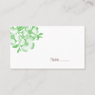 Dogwood Flower Place Card